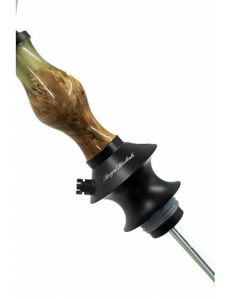 Cachimba Regal Hookah Joker Epoxy Wood Yellow Moss