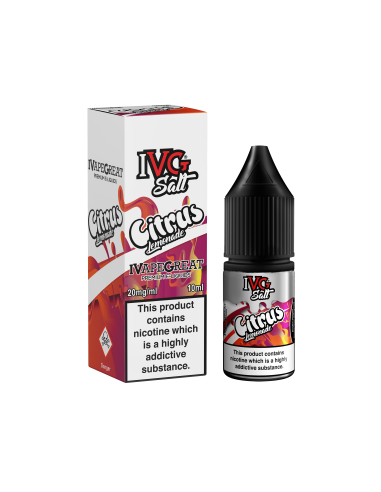 Sales de nicotina IVG 20mg 10ml