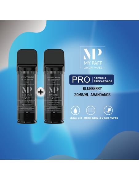My Paff Pro Capsulas Desechables Pack x2