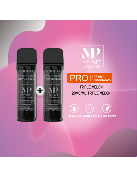 My Paff Pro Capsulas Desechables Pack x2