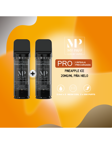 Pack My Paff Pro Dispositivo con 2 Cápsulas