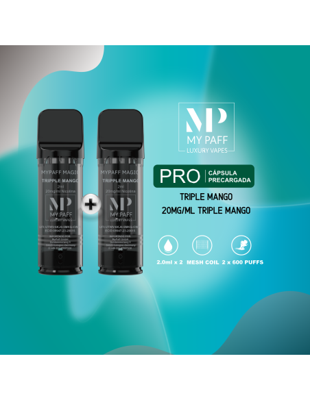 Pack My Paff Pro Dispositivo con 2 Cápsulas