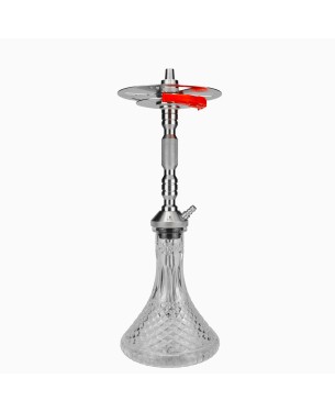 Cachimba Mr Shisha MRS - Plata con Base 2