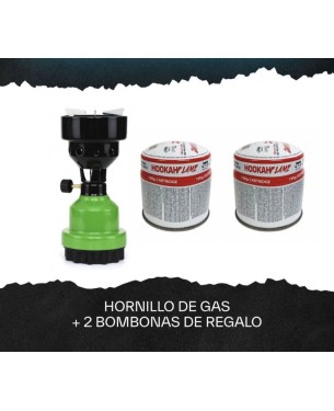 Pack Hornillo De Gas + 2 Bombonas