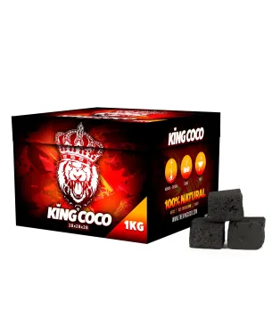 Pack 5 Kg Carbón King Coco 28 mm | Ahorra 2,50 € 2