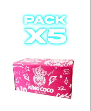 Pack 5 Kg Carbón King Coco 27 mm | Ahorra 2,50 €