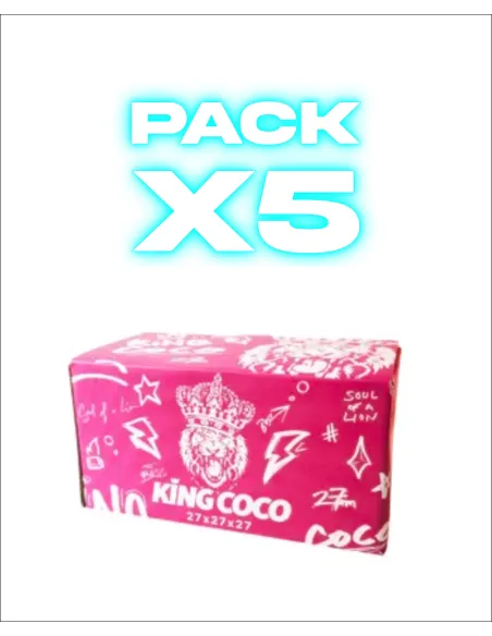 Pack 5 Kg Carbón King Coco 27 mm | Ahorra 2,50 €
