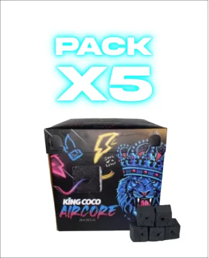 Pack 5 Kg Carbón King Coco Aircore 26 mm | Ahorra 2,50 €