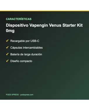 Vapengin Venus Starter Kit 0mg | Sin Nicotina · Sandía 2