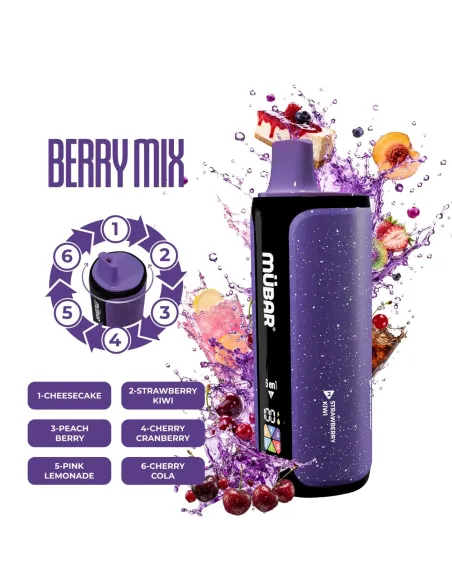 MUBAR 6IN1 240K | 6 Flavours in 1 · Nicotine-Free