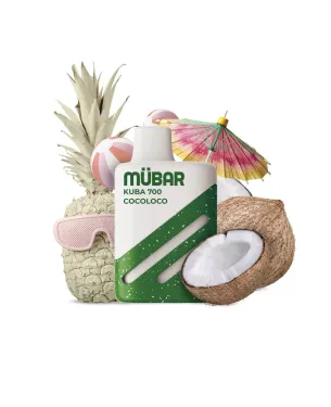 Mübar Kuba 700 0mg | Sin Nicotina · 700 Caladas